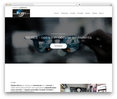 Mobile Contact Bar (mobile-contact-bar) free WordPress plugin - optika-berce.si