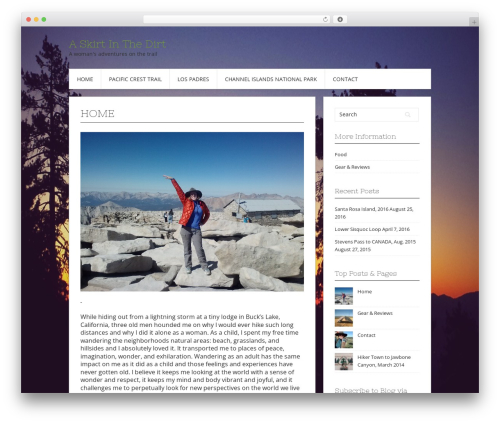 WordPress theme Contango - askirtinthedirt.com