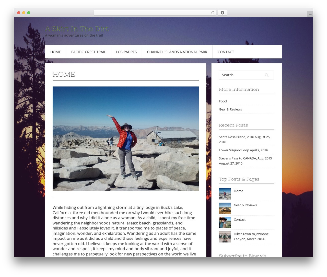 WordPress theme Contango - askirtinthedirt.com