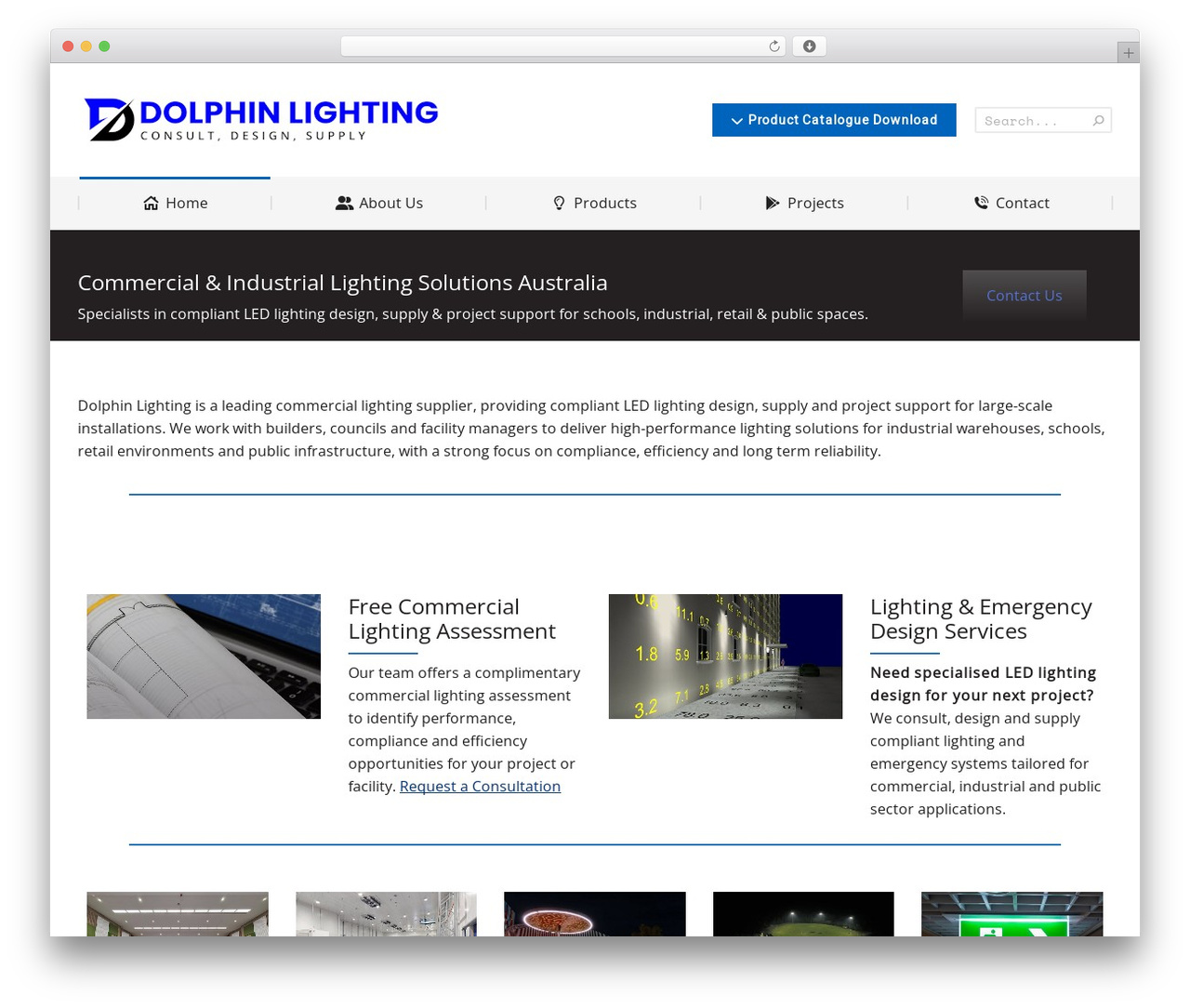 WordPress theme The7 Classic - dolphinlighting.com.au