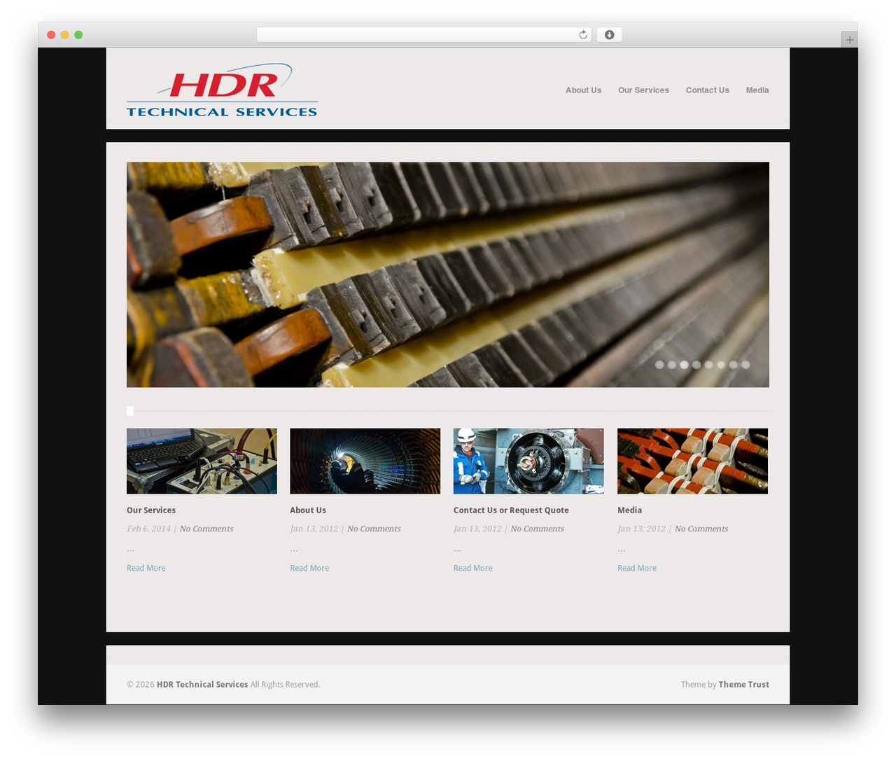 WordPress theme Uber - hdrtech.com