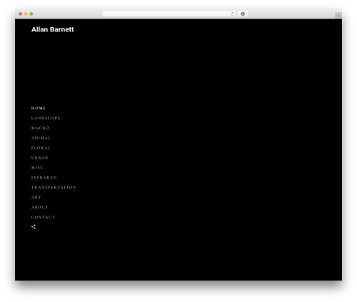 WordPress website theme Flatbase - allanbarnett.photography