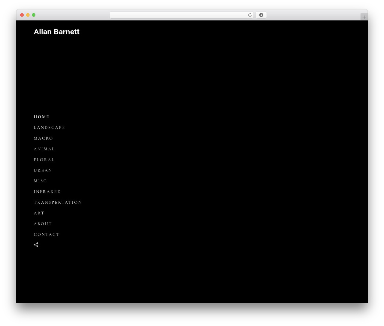WordPress website theme Flatbase - allanbarnett.photography