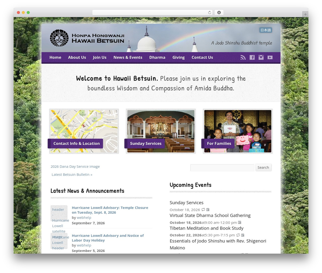 WP theme Risen - hawaiibetsuin.org WP theme Risen - hawaiibetsuin.org