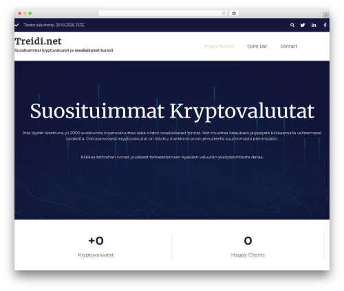 Coin market cap WordPress plugin - treidi.net