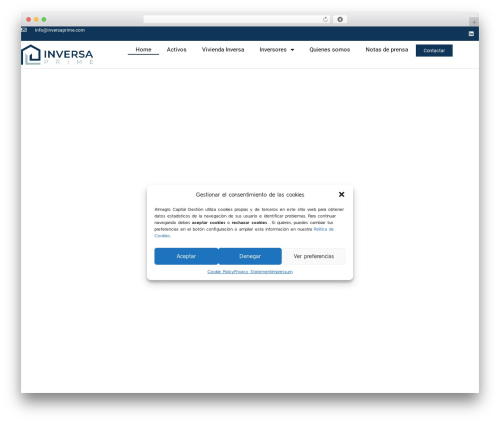 Stock market charts WordPress plugin - inversaprime.com