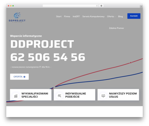 Techit WP theme - ddproject.com.pl