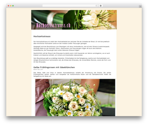 Theme WordPress WordPress Default - hochzeitsstrauss.ch