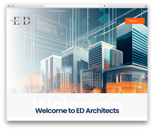 WordPress theme Dustrix - edarchitects.com