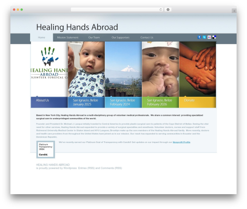 WordPress theme theme20 - healinghandsabroad.com