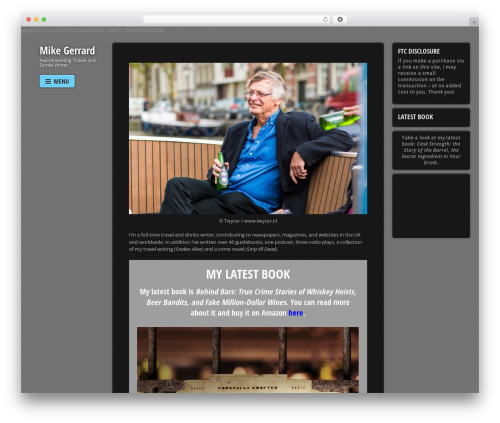 WordPress theme Themify Fullscreen - mikegerrard.com