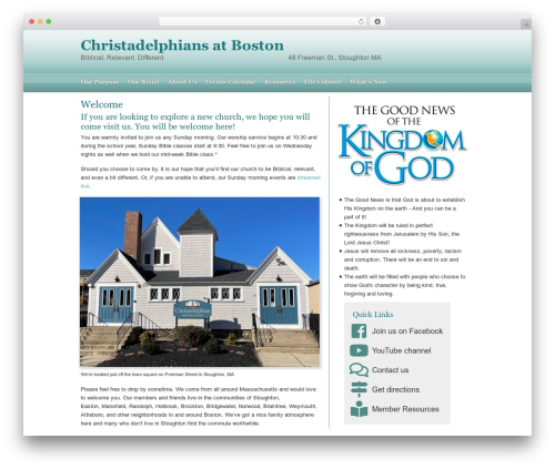 Catalyst WordPress theme - hopeinstoughton.org