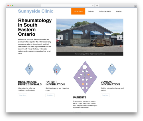 discoverpro WordPress theme - rheumors.com