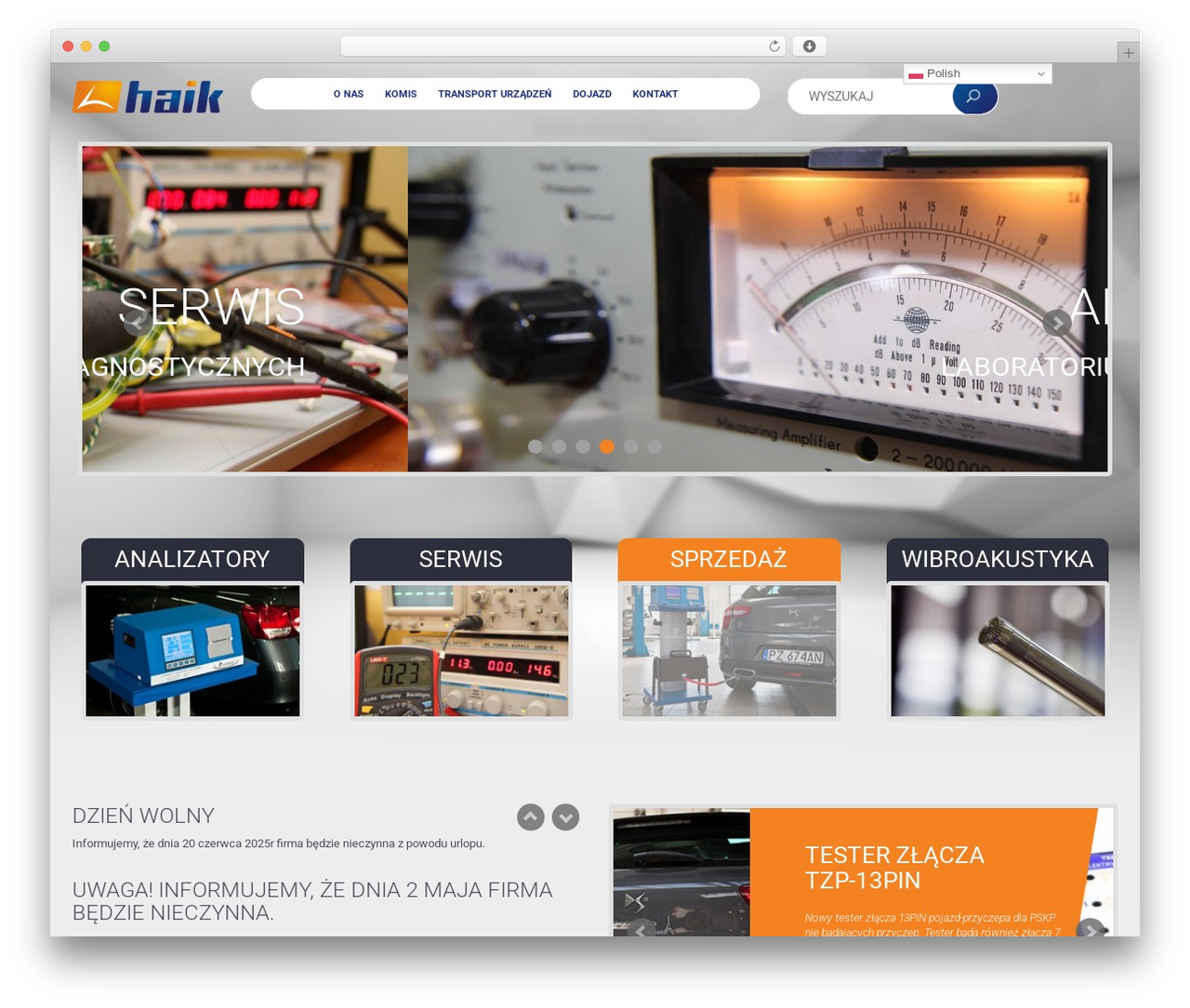 Haik WordPress theme - haik.pl