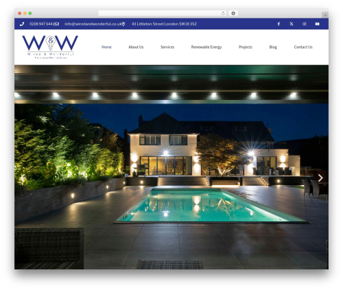Hello Elementor landscaping WordPress theme - wiredandwonderful.co.uk