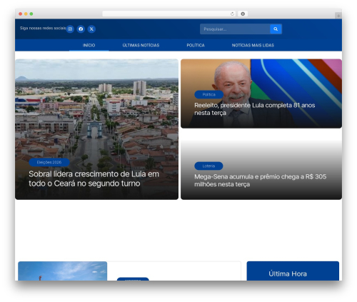 Jeg weather WordPress plugin - portalceara.jor.br