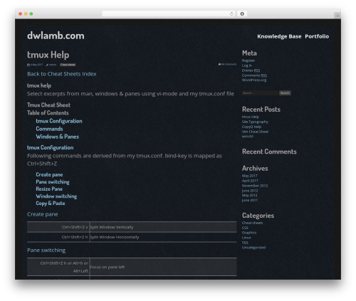 DW Knowledge Base (dw-knowledge-base) free WordPress plugin - dwlamb.com