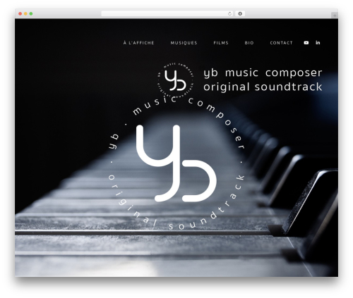 Sonaar WordPress theme - ybmusicomposer.com
