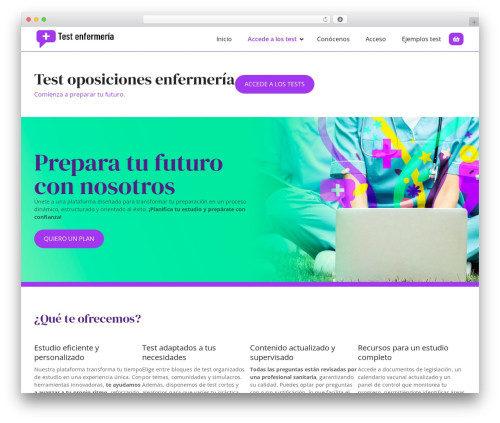 Theme WordPress CitadelaWP - testenfermeria.es