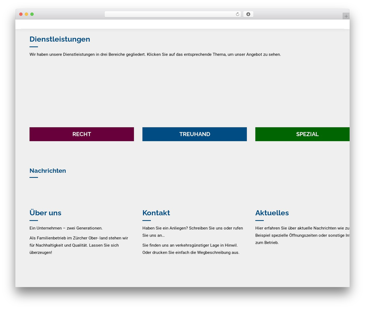 The7 Classic WordPress theme - berli-treuhand.ch