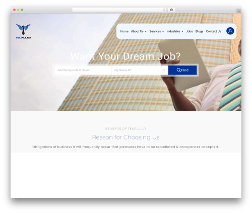 Theme WordPress Careerfy - tekpillar.com