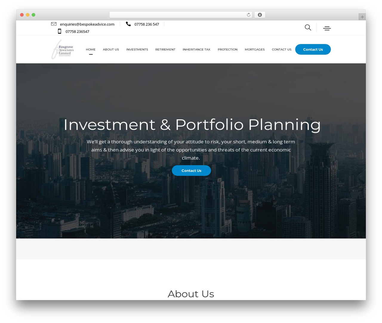 WordPress theme Deploy Child Theme - bespokeadvice.com