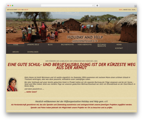 WordPress theme cherry - holidayandhelp.eu