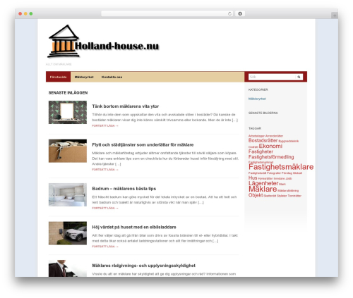 WordPress theme Erudito - holland-house.nu