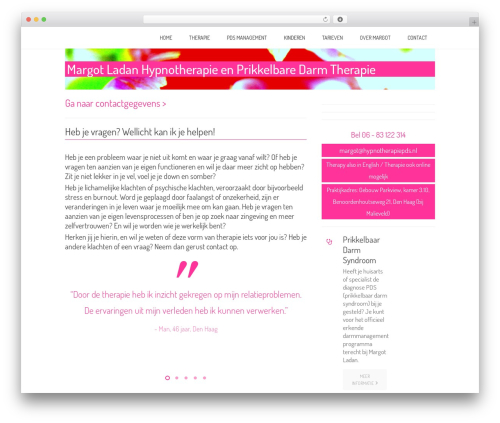 WordPress theme Micron - hypnotherapiepds.nl