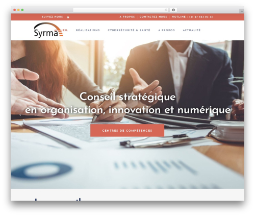 BoostUp WordPress theme - syrma.ch