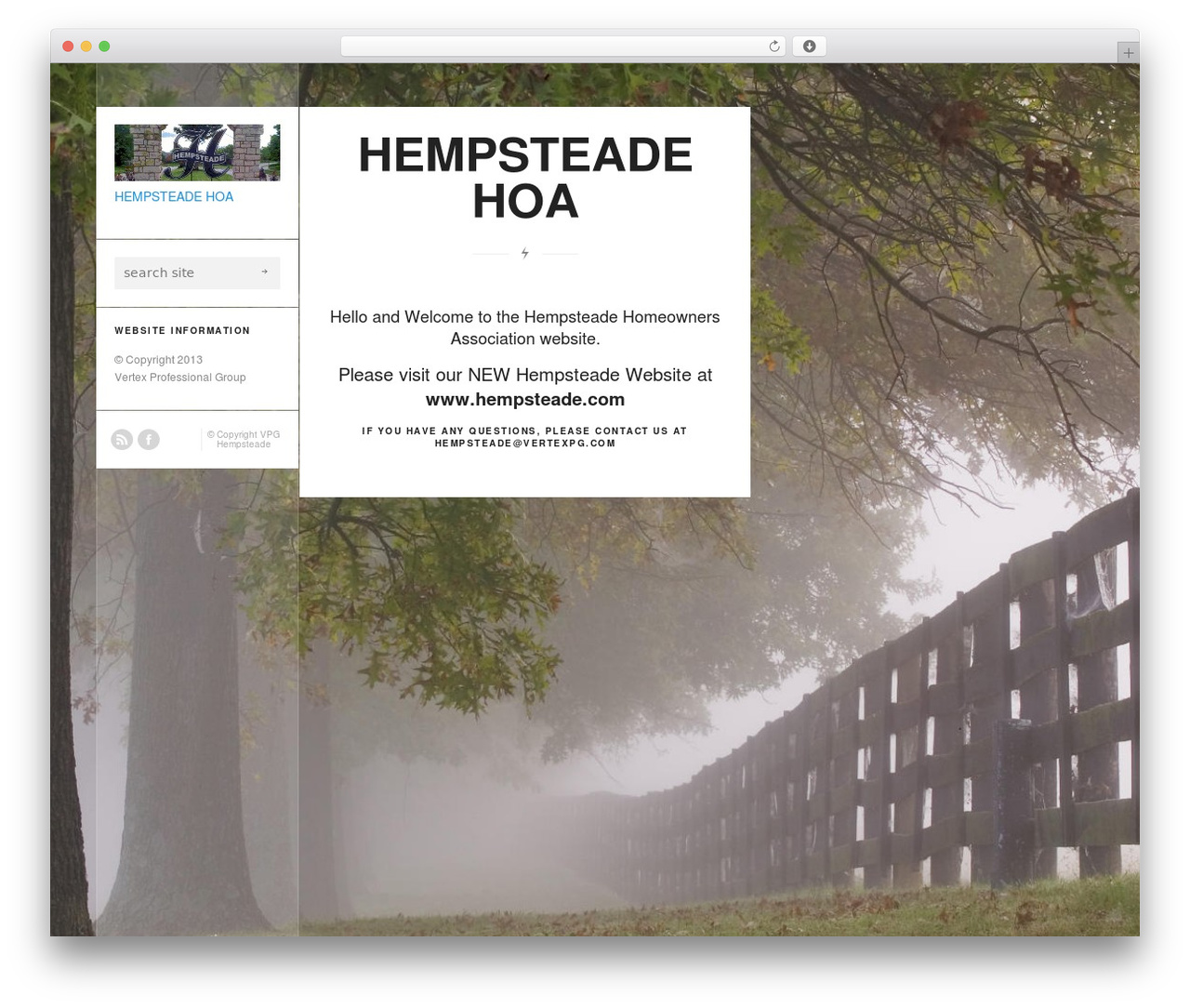 Flashlight WP theme - hempsteadehoa.com