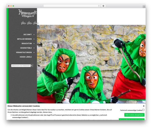 Hexen WordPress theme - hexenzunft-villingen.de