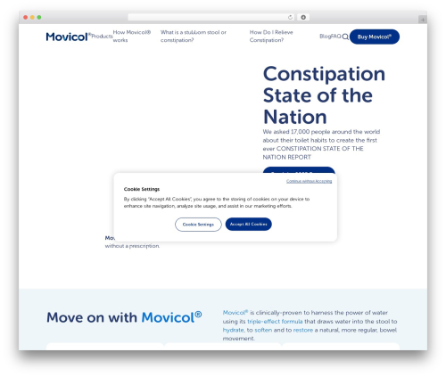 Movicol theme WordPress - movicol.co.uk