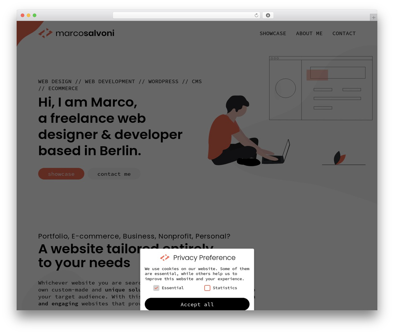 Redkite WordPress theme design - marco-salvoni.com