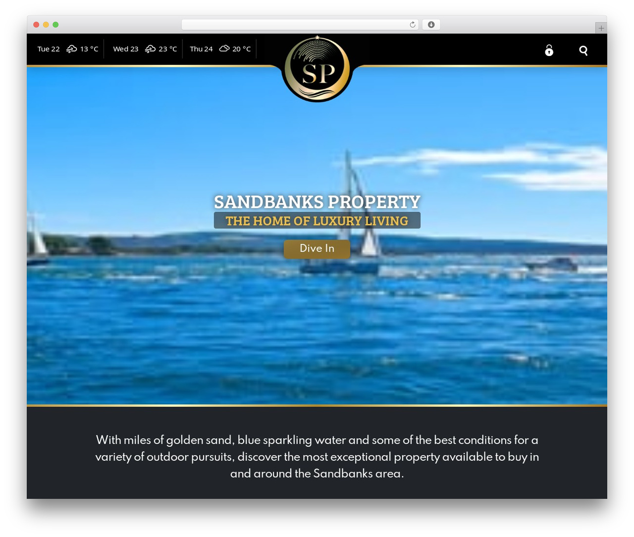 SB Theme theme WordPress - sandbanksproperty.co.uk