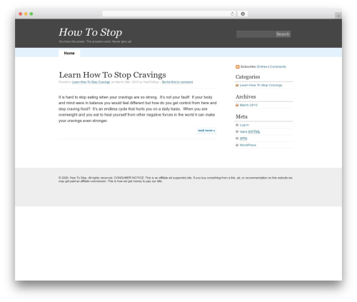 simpleX premium WordPress theme - howtostopit.com