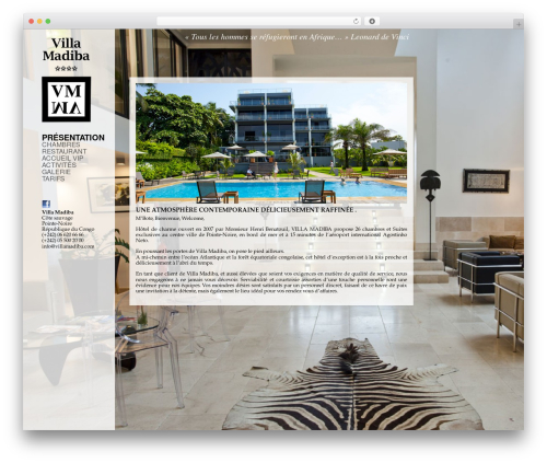 Tabula Rosa best WordPress theme - hotel-pointenoire.com