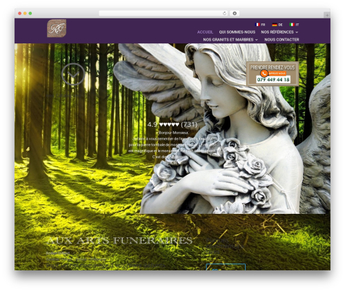Theme WordPress Divi - monument-funeraire.ch