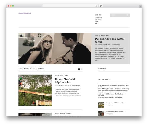 Theme WordPress Sight - hirngerechte-gestaltung.com