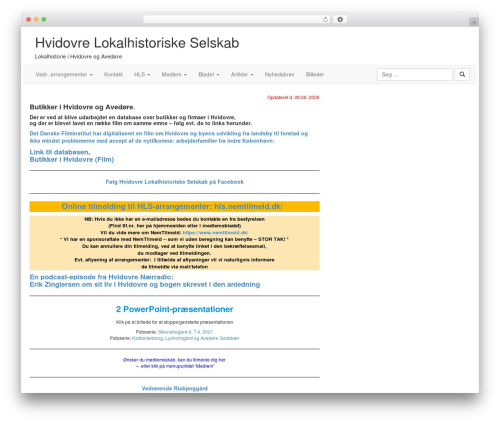 Theme WordPress _strap - hvidovrelokalhistoriskeselskab.dk