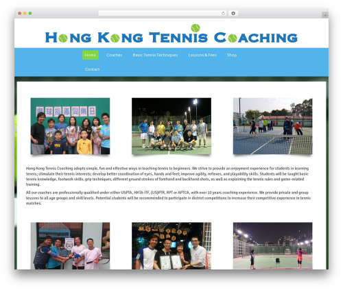 Ultimatum WordPress theme - hongkongtenniscoaching.com