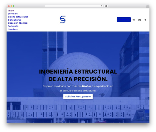 WordPress theme Bioxnet Theme - socsa.com