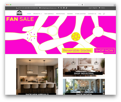 Stitch express WordPress plugin - lightingwarehouse.co.za