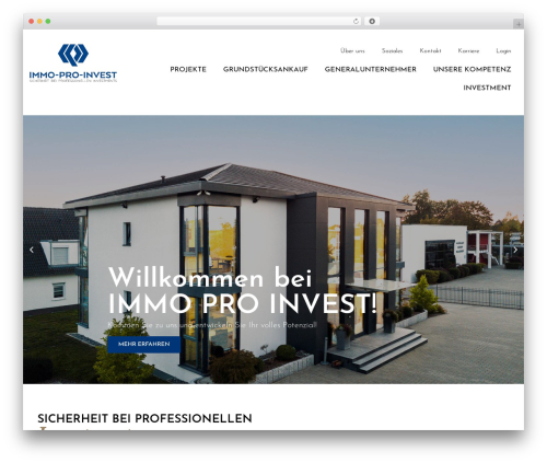 WordPress theme IMMO - immo-pro-invest.com