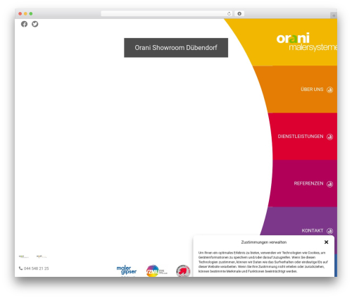 WordPress theme Orani 2016 - orani.ch