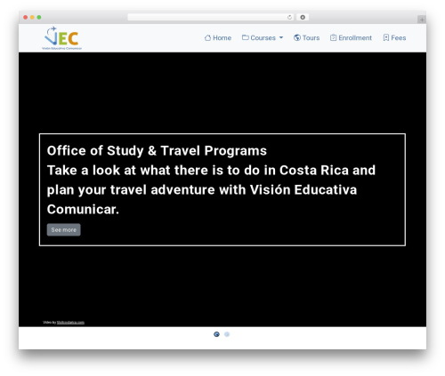 WordPress theme VEC - Visión educativa comunicar Theme - vec.cr