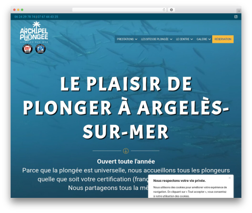 Beaver Builder Theme theme WordPress - archipelplongee.com