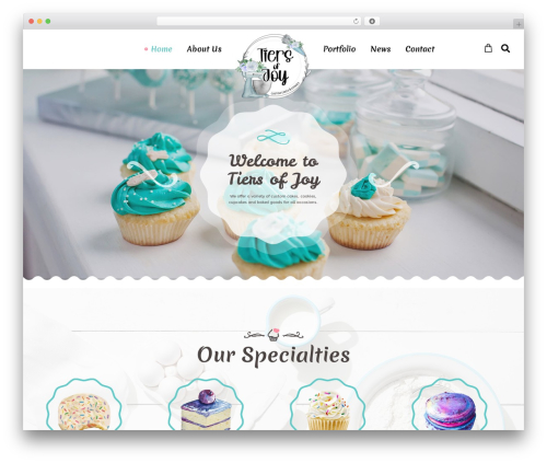 Bellaria WordPress theme - tiersofjoy.net