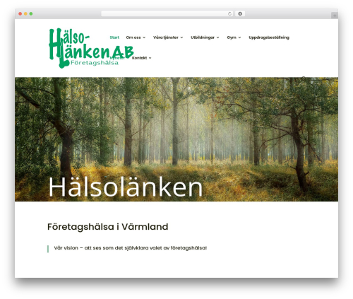 Table for divi WordPress plugin - halsolanken.se