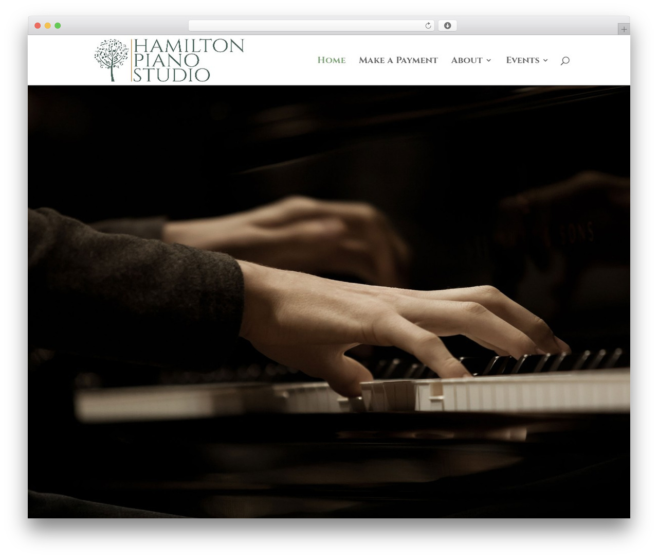 Divi theme WordPress - hamiltonpianostudio.com